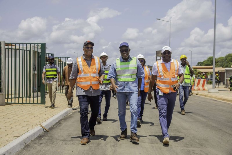 Tournée de chantiers du Ministre du Cadre de Vie et des Transports